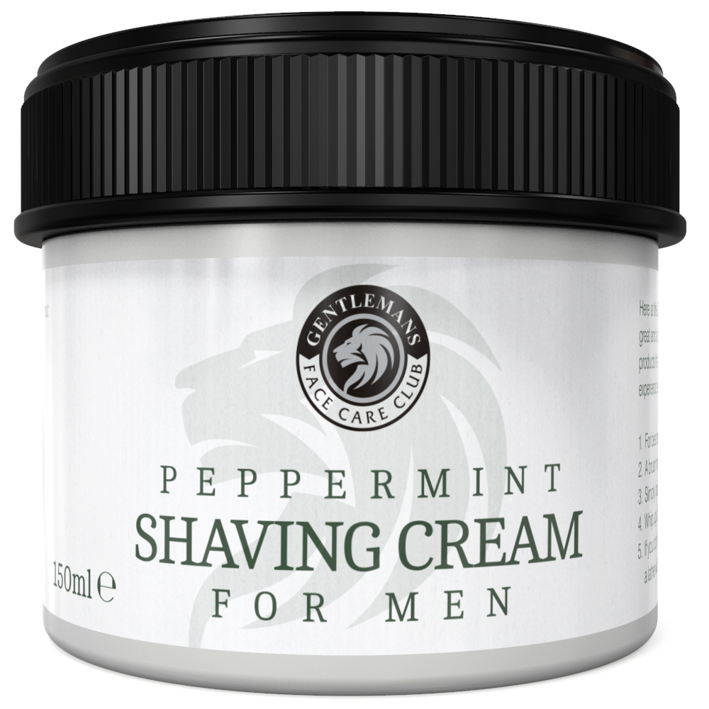 Why Our Customers Love Our Peppermint Shave Cream Gentlemans Face