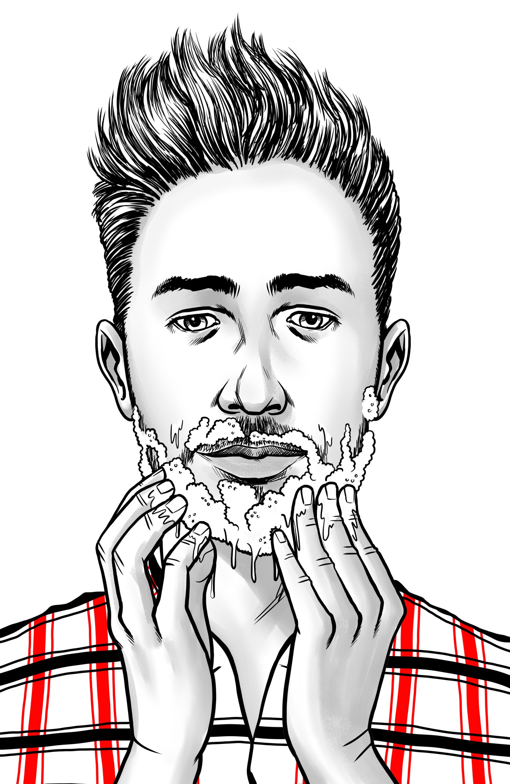 beard drawing tumblr