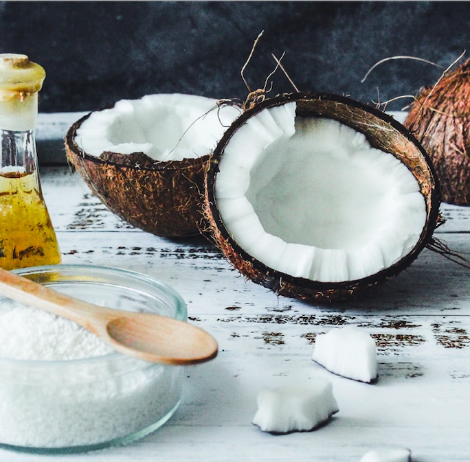 Coconut oil is perfect for making your own shaving cream