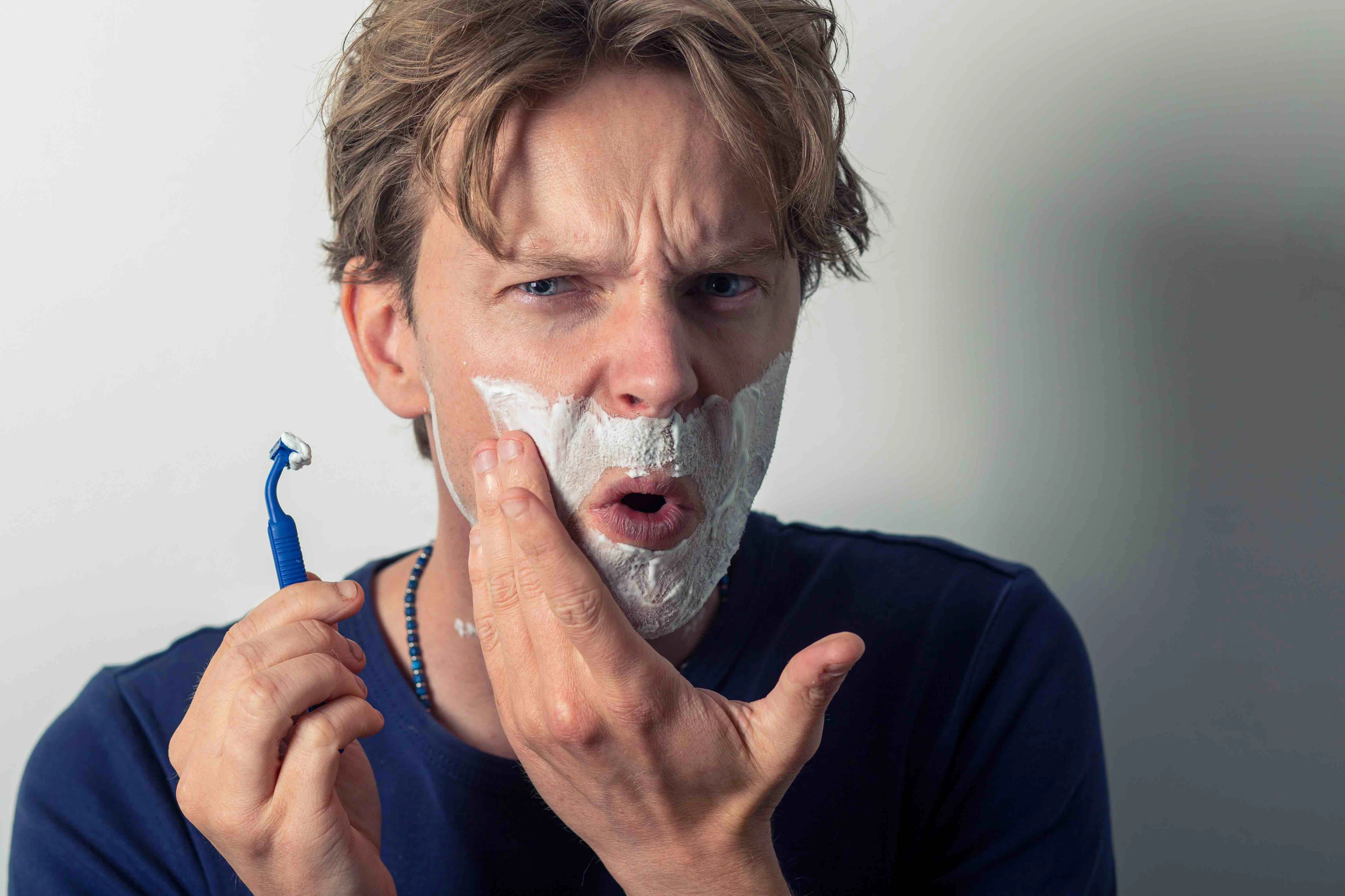 is wet shaving bad for your skin if you are an older man